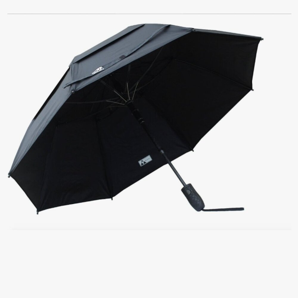 Black Aspen Vented Umbrella with Free Gift